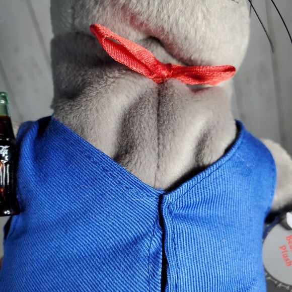 COCA-COLA 1998 Bean Bag Plush SEAL in Delivery Outfit Cap COKE vintage Rare - Picture 5 of 12